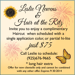 Hair at the Ritz welcomes Leslie Newens! Hurry this great cut and color offer won't last long!