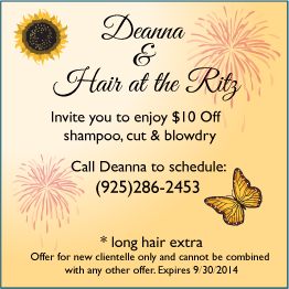 Enjoy $10n off a shampoo cut & blowdry